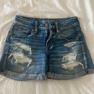 American Eagle MIDI Jean Shorts